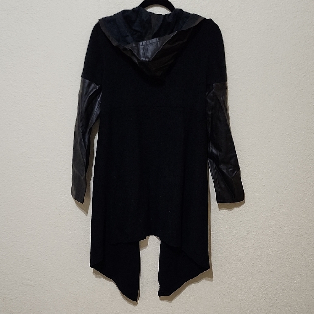 Blank NYC Black Jacket with Leather Accents - Picture 8 of 9